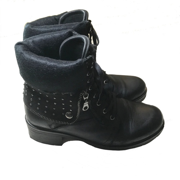 DESA LEATHER WINTER BOOTS SIZE EU 38/US 7.5 - Picture 2 of 5